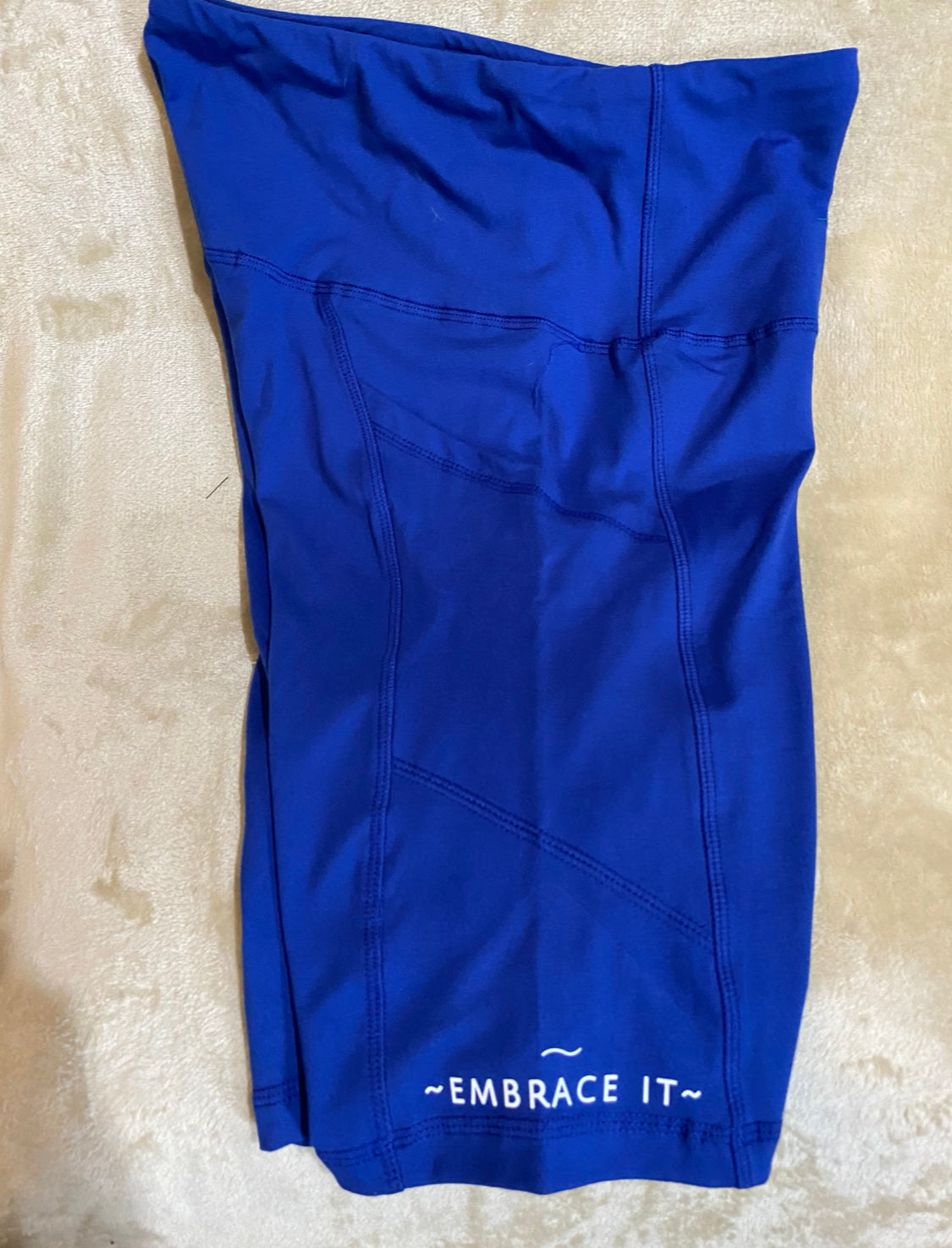 $19.97 SMALL-PLUS SIZES PEAK KNEE HIGH-WAIST YOGA BIKING SHORTS