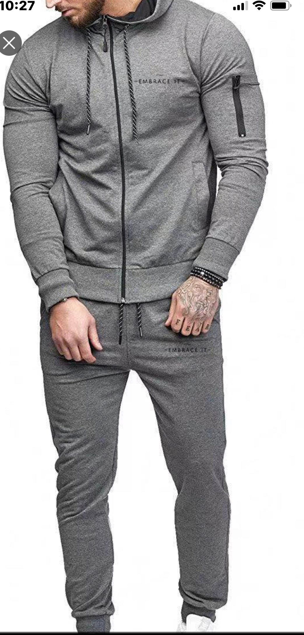 MEN SWEATPANTS AND SWEAT JACK