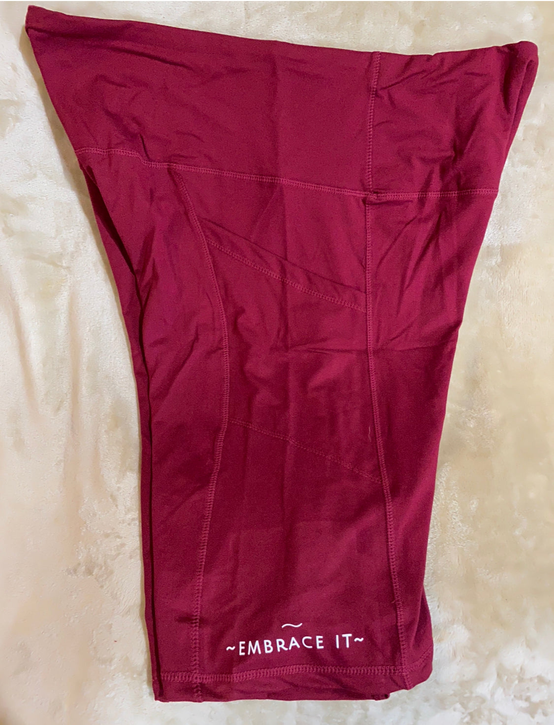 $19.97 SMALL-PLUS SIZES PEAK KNEE HIGH-WAIST YOGA BIKING SHORTS