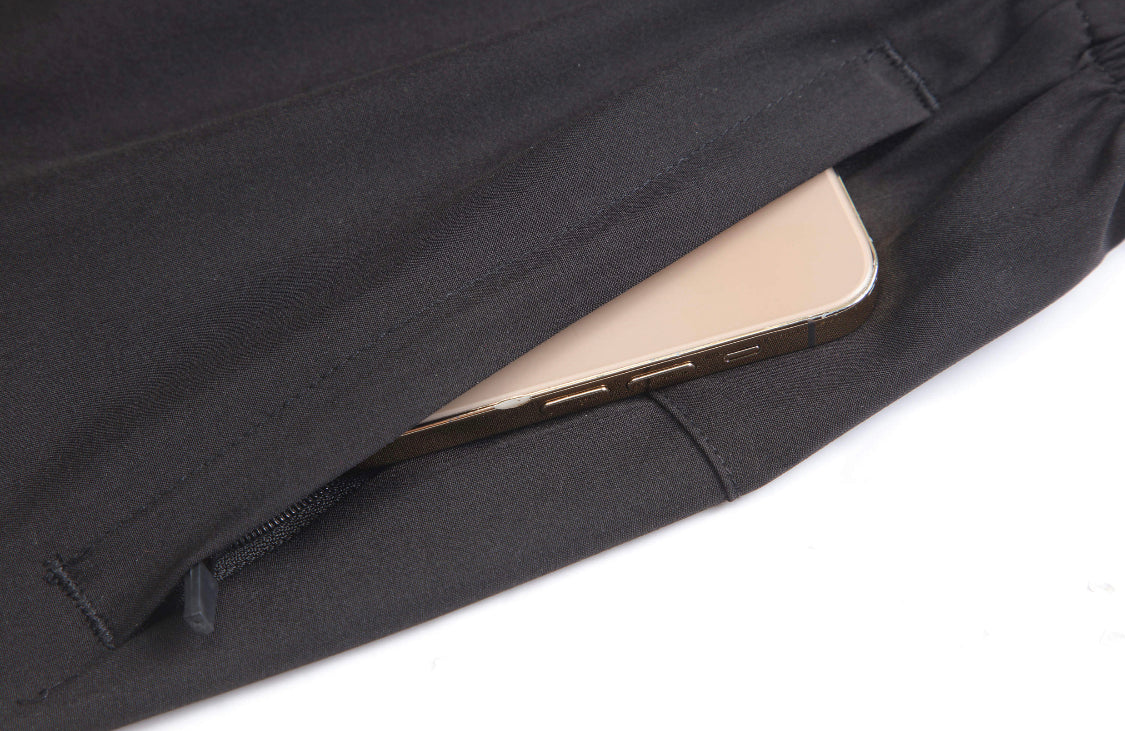 MEN ATHLETIC SPORTS SHORTS WITH ZIPPING POCKETS