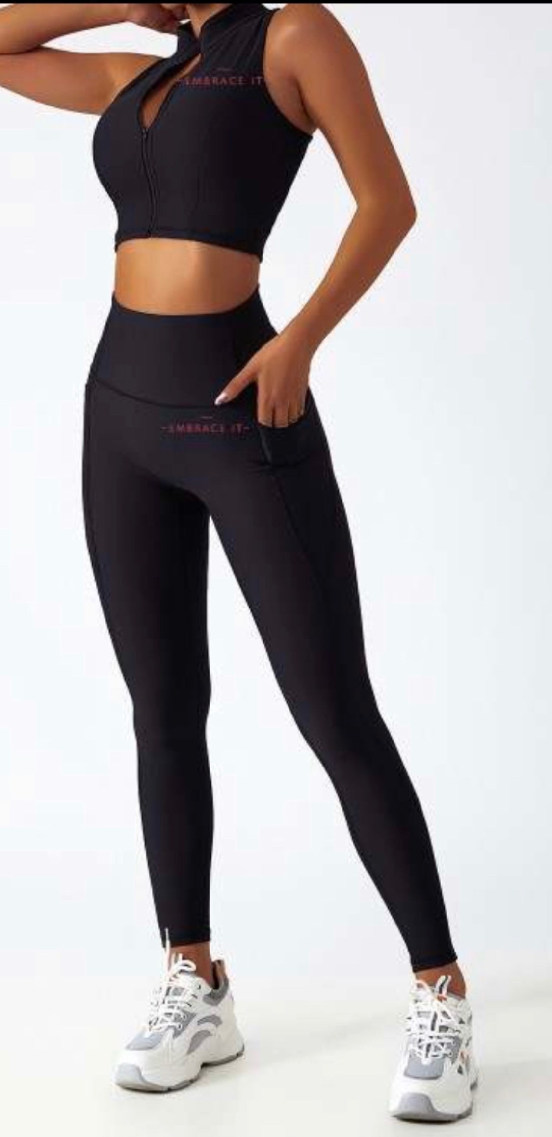 YOGA VEST AND YOGA PANTS